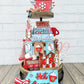 Peppermint/ Hot Cocoa Tiered Tray Set