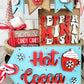 Peppermint/ Hot Cocoa Tiered Tray Set