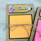 Personalized Post It Note Holder