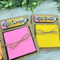 Personalized Post It Note Holder