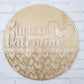 Hello Valentine Lilac Glitter Door Hanger
