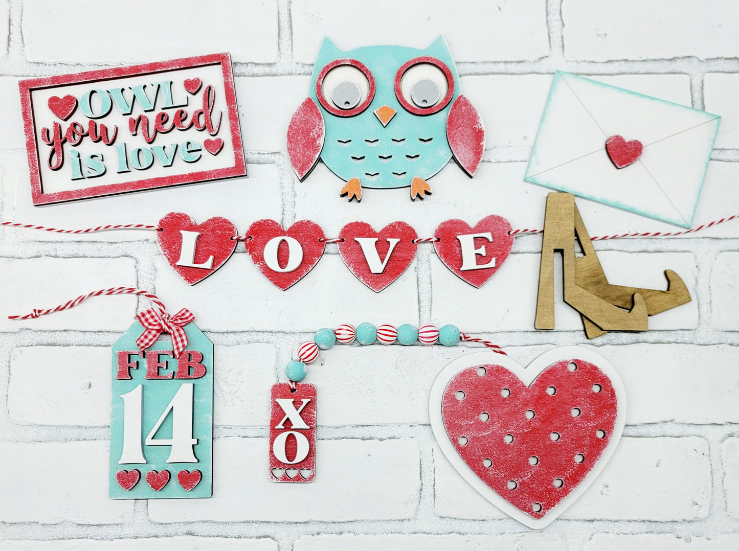 Owl You Need Is Love Tiered Tray Set