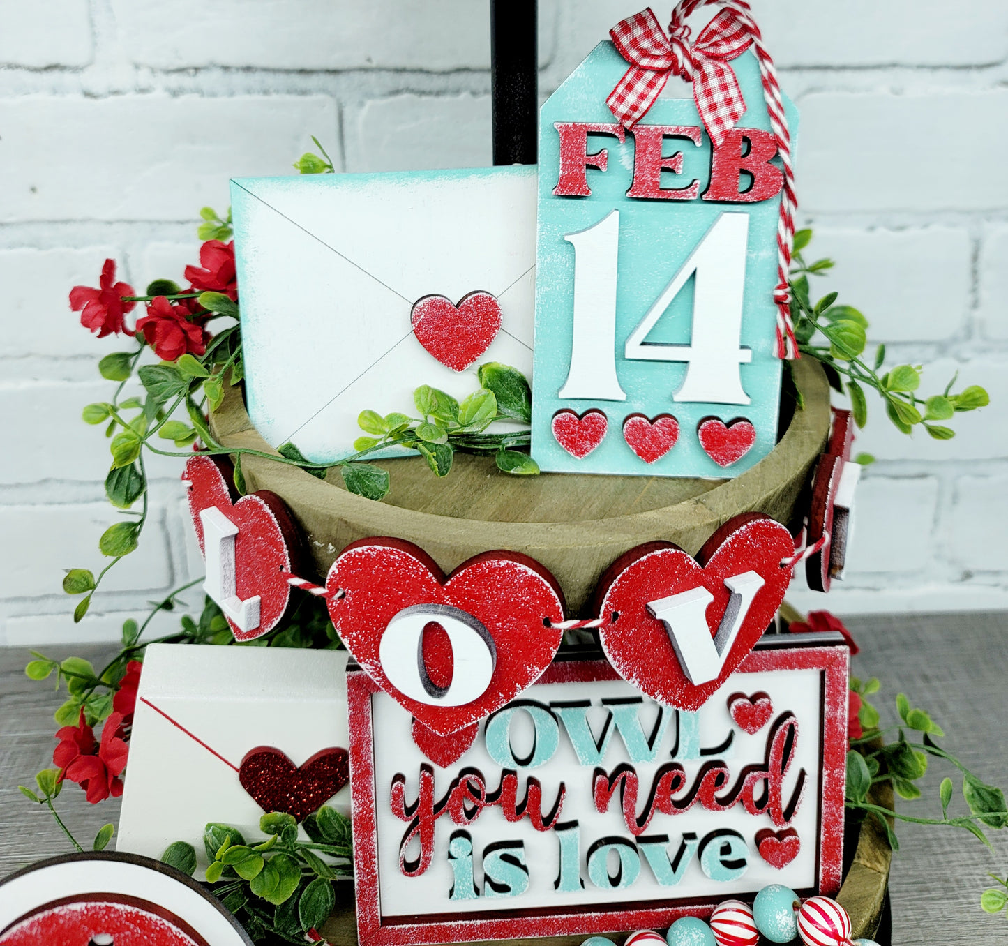 Owl You Need Is Love Tiered Tray Set