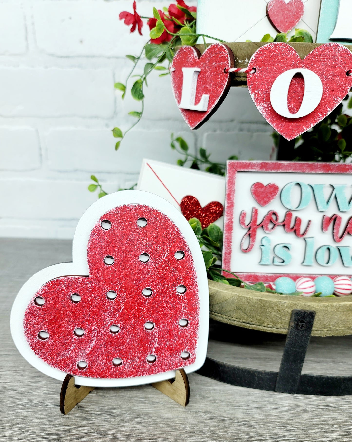 Owl You Need Is Love Tiered Tray Set