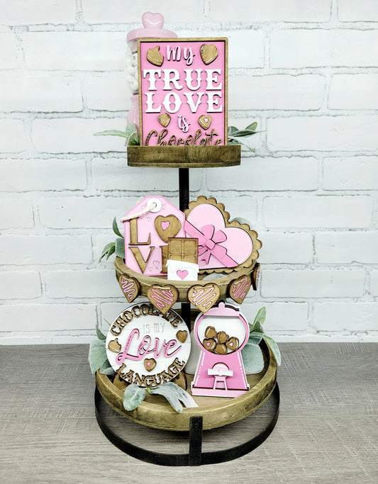 Valentine's Day Chocolates Tiered Tray Set-wholesale