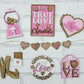 Valentine's Day Chocolates Tiered Tray Set