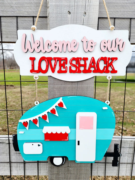 Love Shack Door Hanger- wholesale
