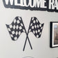 Checkered Flag Sign