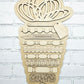 Spindle Carrot Door Hanger