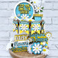 Daisy Tiered Tray Set