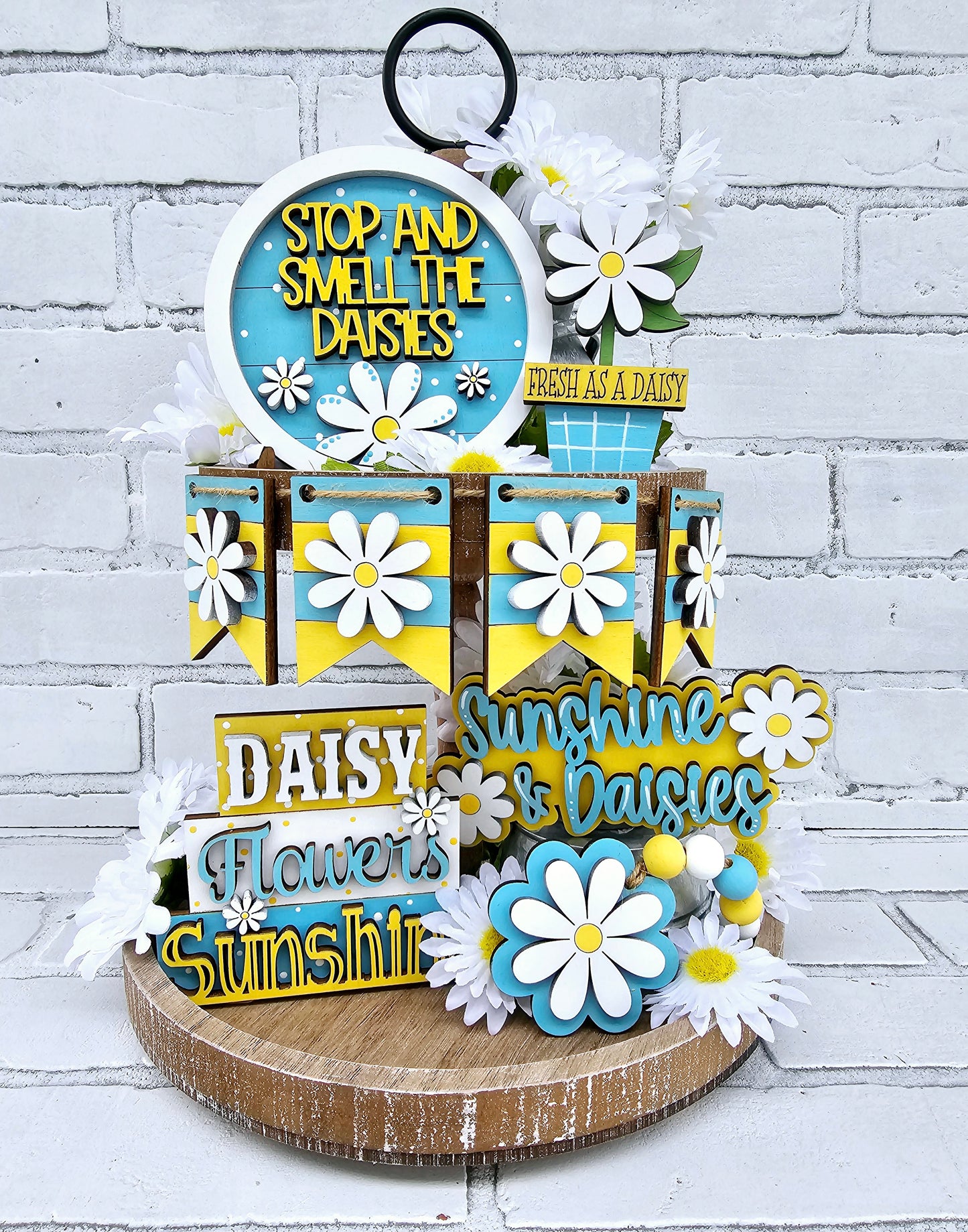 Daisy Tiered Tray Set