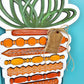 Spindle Carrot Door Hanger