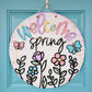 Spring Wildflowers Door Hanger