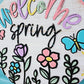 Spring Wildflowers Door Hanger