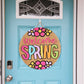 Welcome Spring Flowers Door Hanger