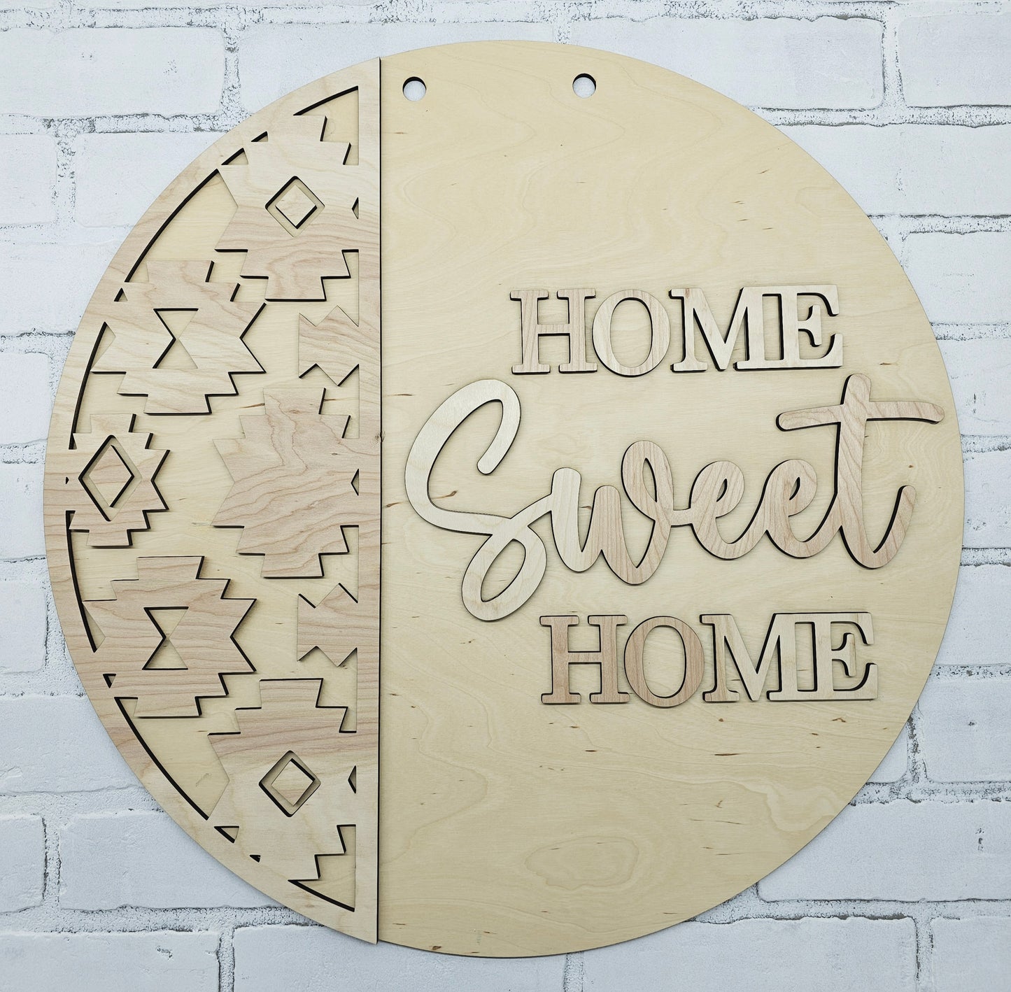 Home Sweet Home Aztec Door Hanger