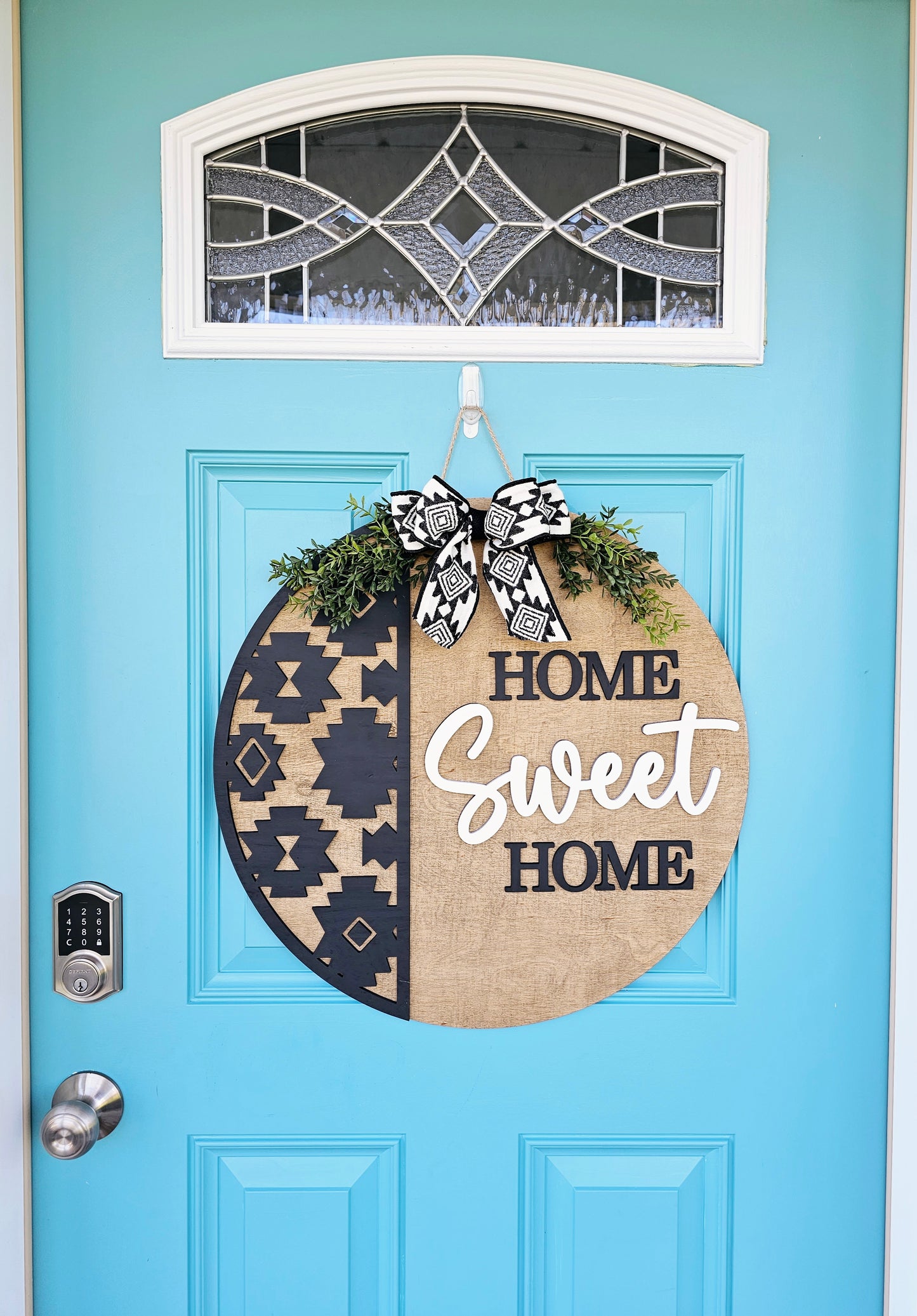 Home Sweet Home Aztec Door Hanger