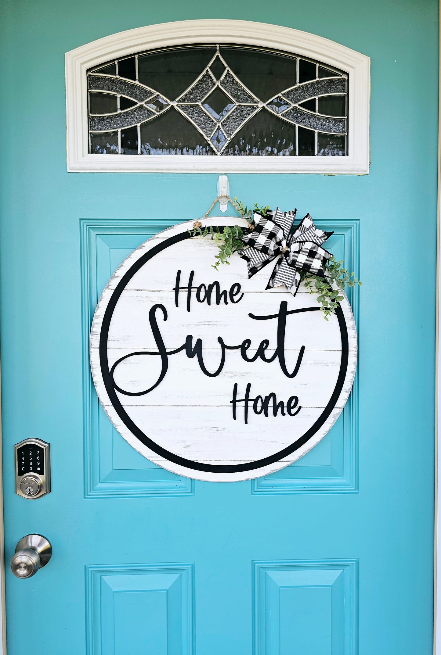 Home Sweet Home Ring Door Hanger