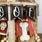 Dog Tiered Tray Set