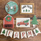 Farm Christmas Tiered Tray Set