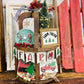 Farm Christmas Tiered Tray Set