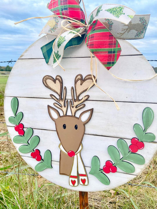 Reindeer Door Hanger