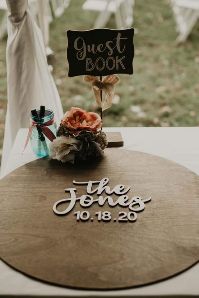 Wedding Wood Guest Book | Wedding Wood Sign | Alternative Guest Book