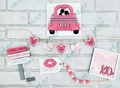 Cupid Valentine's Day Tiered Tray Set