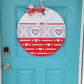XOXO Valentine Door Hanger