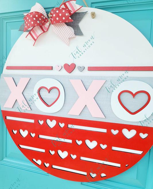 XOXO Valentine Door Hanger- wholesale