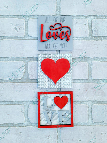 Valentine's Day Love- Set of 3