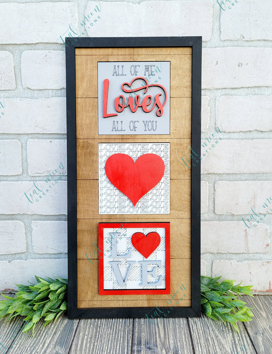 Valentine's Day Love- Set of 3- wholesale