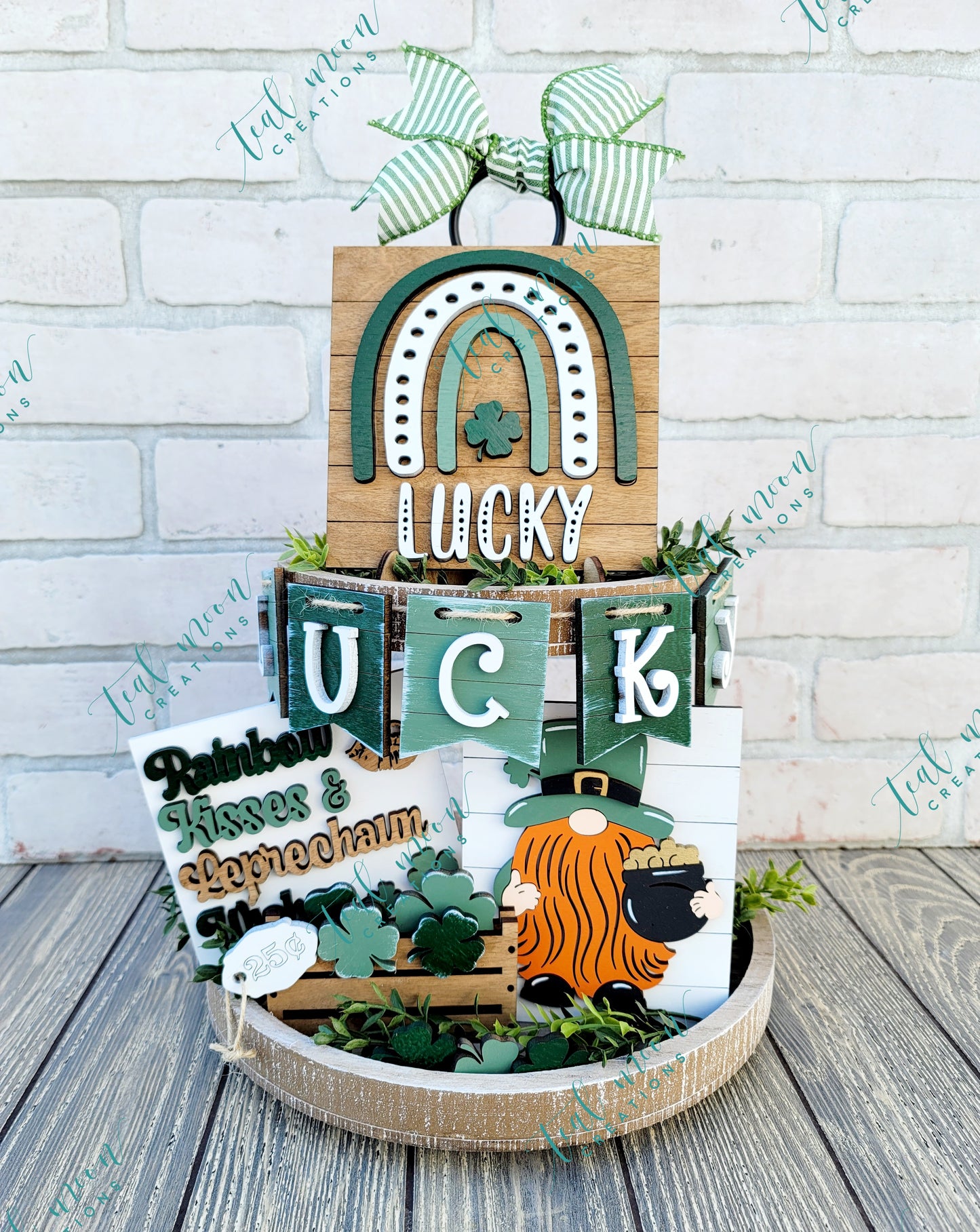 Leprechaun Tiered Tray Set