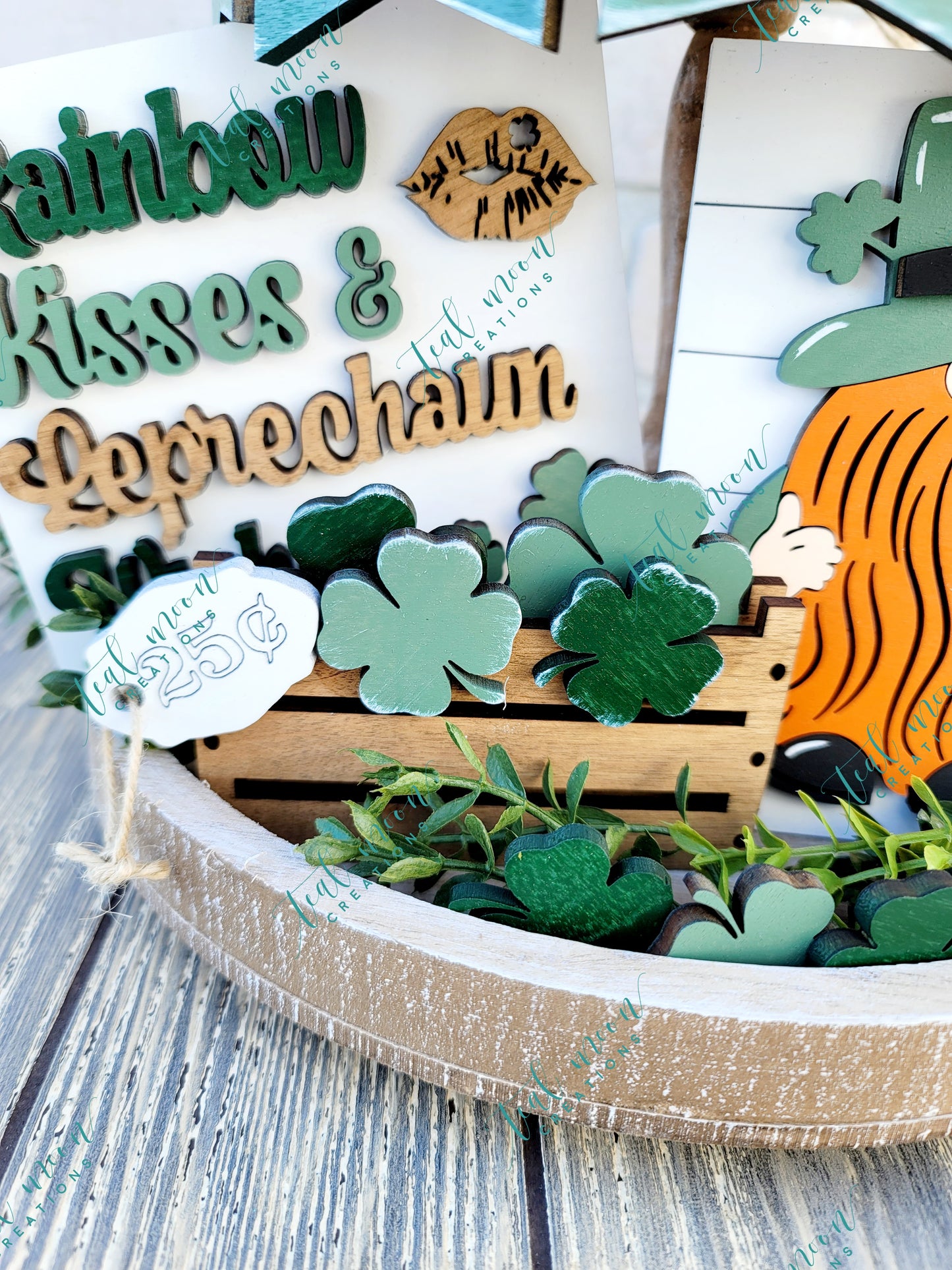 Leprechaun Tiered Tray Set