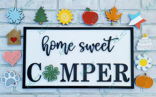 Interchangeable Home Sweet Camper- wholesale