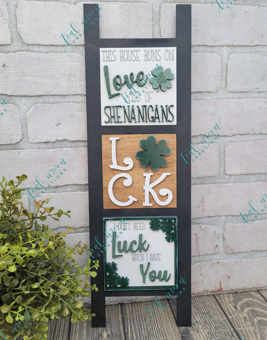 Runs on Love & Shenanigans- Set of 3- wholesale