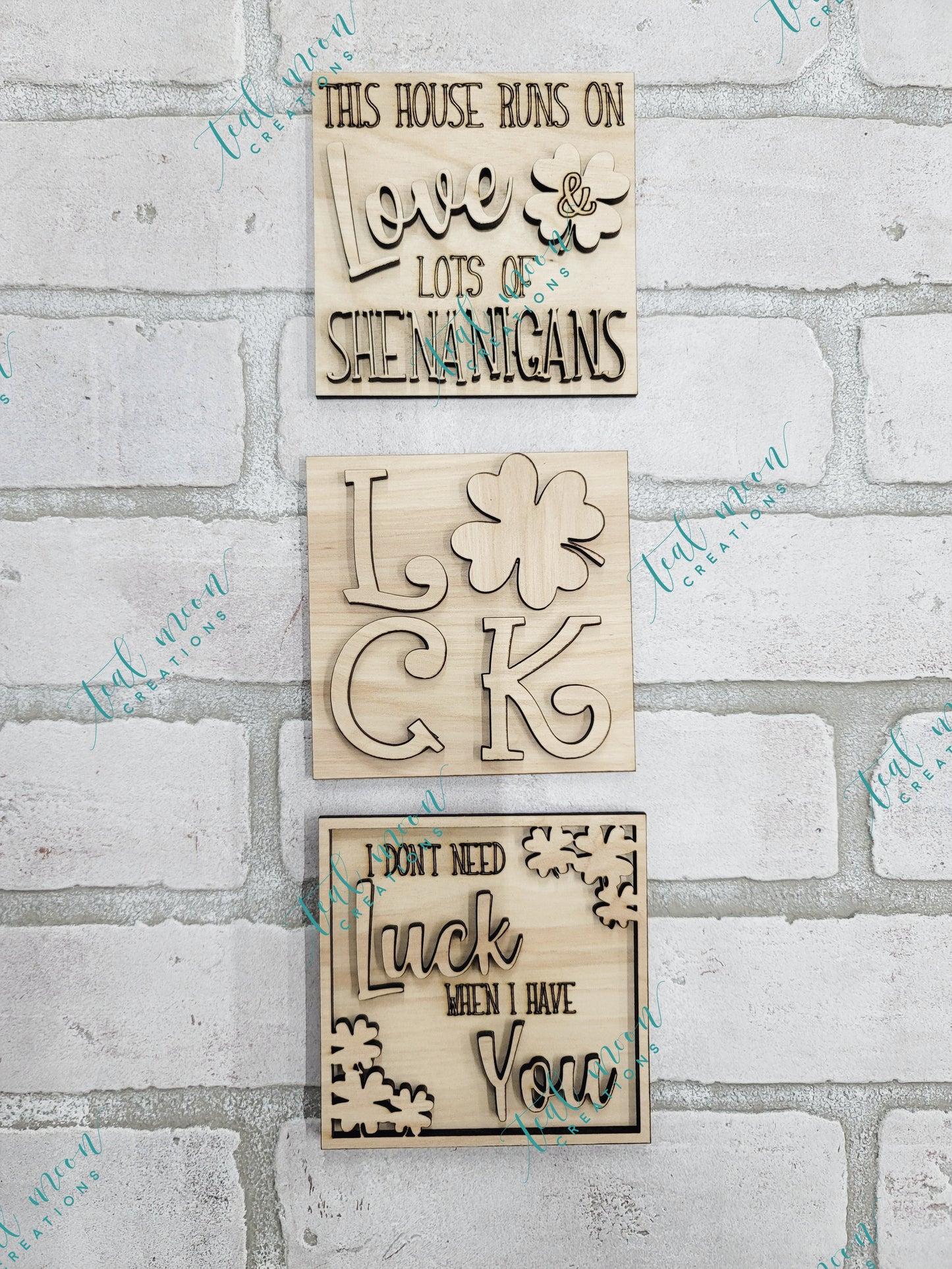 Runs on Love & Shenanigans- Set of 3