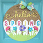 Hello Spring Fence Door Hanger