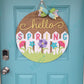 Hello Spring Fence Door Hanger