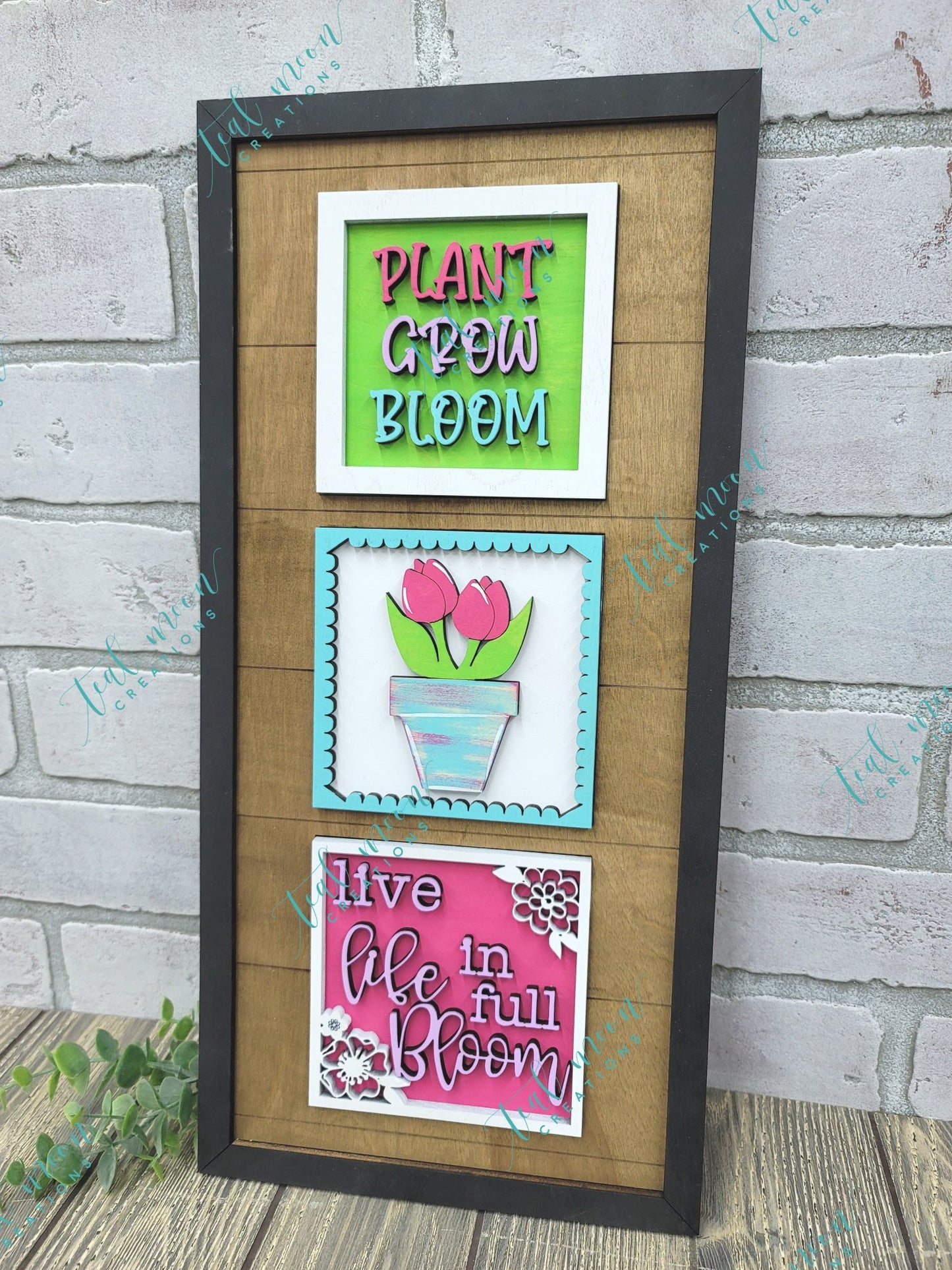 Plant Grow Bloom- Set of 3