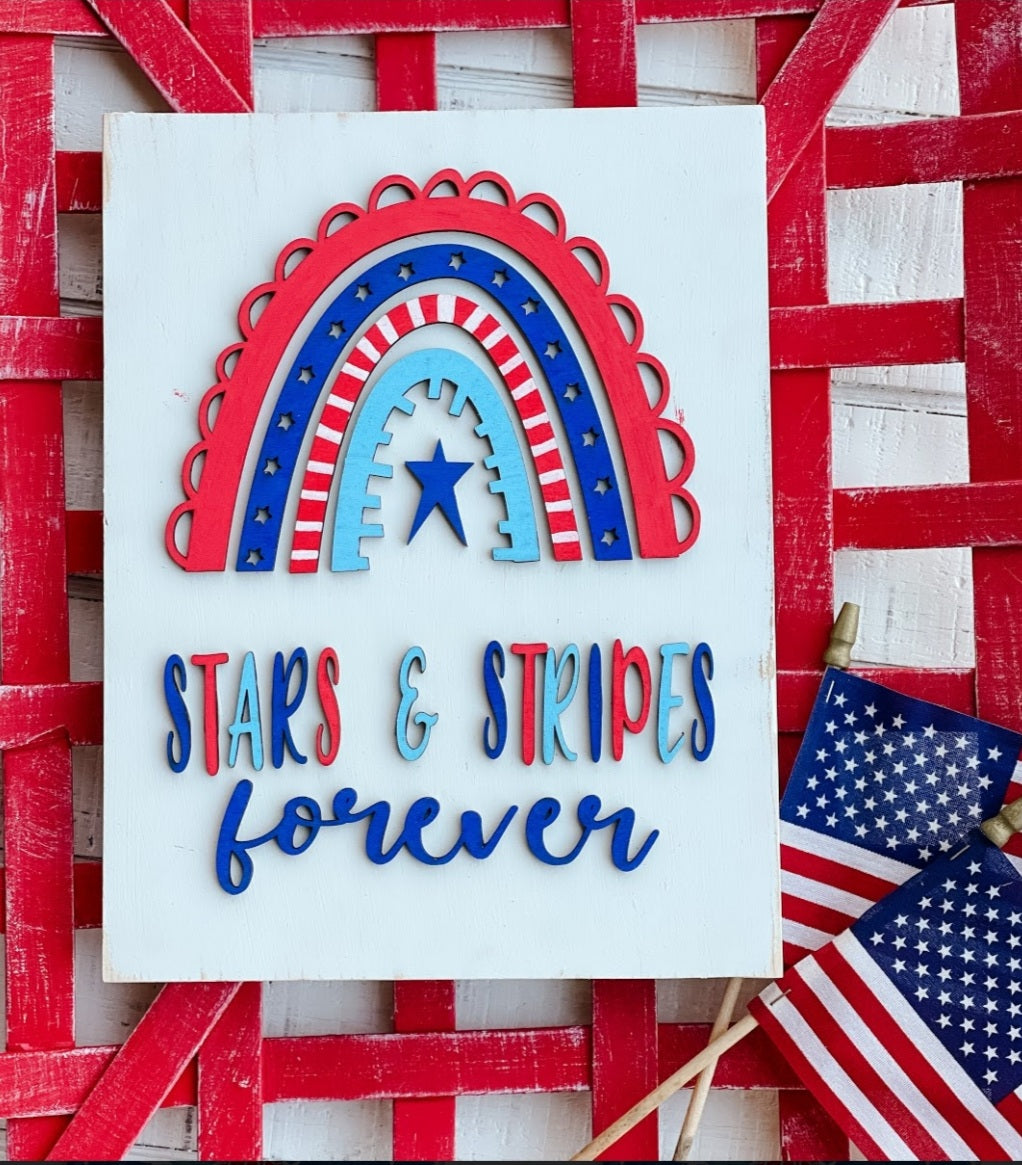 Stars & Stripes Forever Sign
