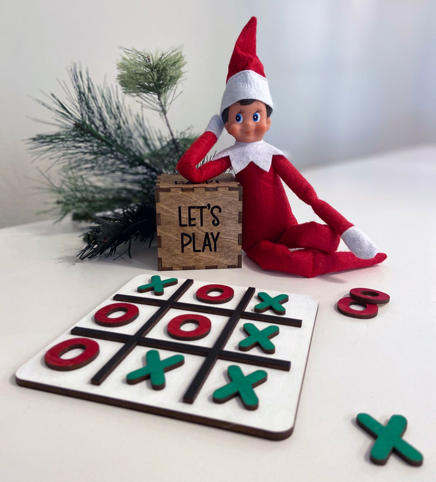 Elf on the Shelf Tiered Tray Set/ Props