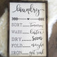 Laundry Room Sign | Laundry Schedule | Sort Tomorrow | Wash Later