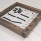 Home Sweet Home | Paw Print | Pet Lover Sign