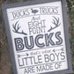 Ducks Trucks & Eight Point Bucks | That's What Little Boys Are Made Of | Nursery Sign | Boys Room Decor