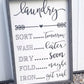Laundry Room Sign | Laundry Schedule | Sort Tomorrow | Wash Later