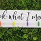 Look What I Made Sign Art Display