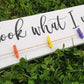 Look What I Made Sign Art Display