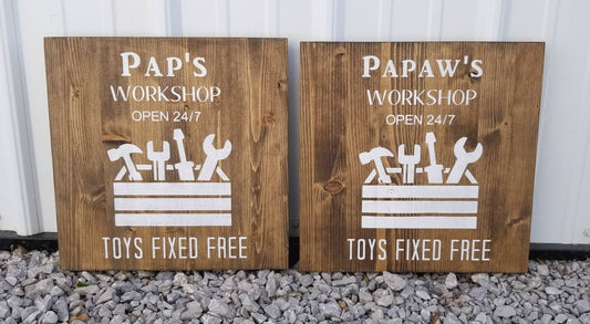 Grandpa's Workshop | Father's Day Gift | Gift for Grandpa| Personalized Gift