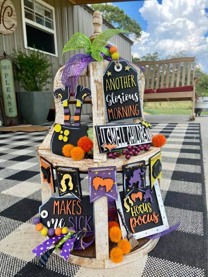 Hocus Pocus Tiered Tray Set